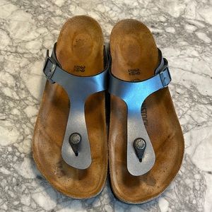 Birkenstock Gizeh Sandal Ice Pearl Onyx (EU 39/ US 8-8.5)